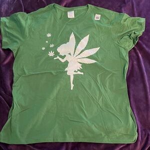 Green Fairy Graphic T-Shirt (Ladies XL)